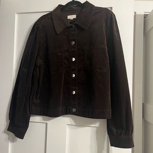 LOFT corduroy jacket XL. Style up or use as layer either way full of details!